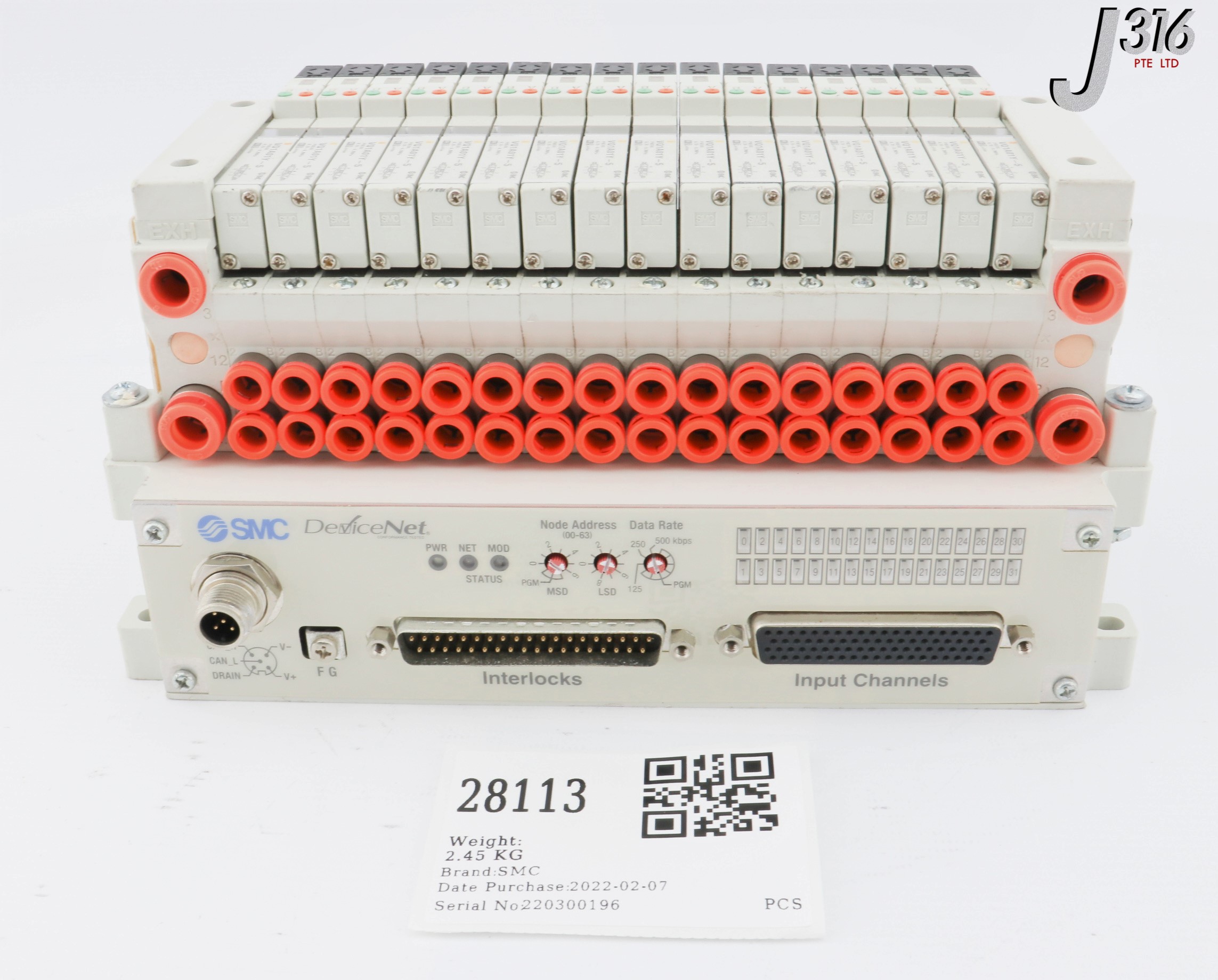 28113 SMC 16-SLOTS PNEU MANF, VV5Q11-16-DAP00151, AMAT 4060-00866